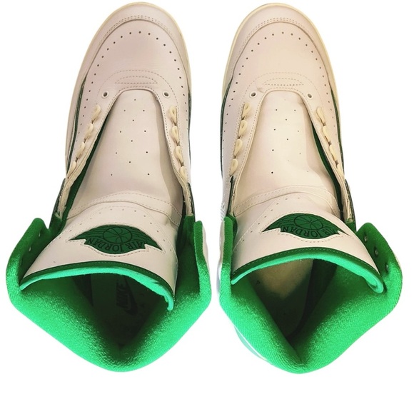 Air Jordan 2 Retro Lucky Green DR8884-103 Men Sneakers SZ 13 LIMITED EDITION NEW - Picture 8 of 9